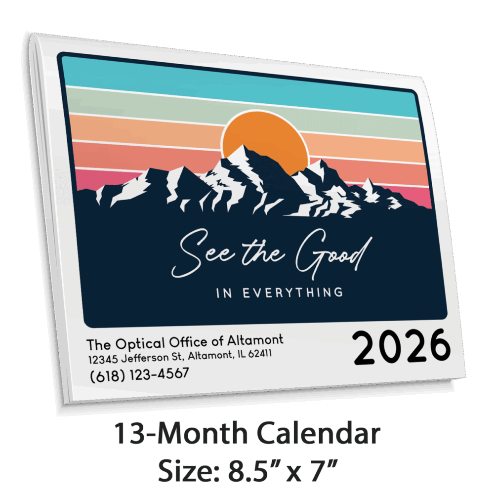 PERSONALIZED CALENDARS FOR OPTOMETRISTS
