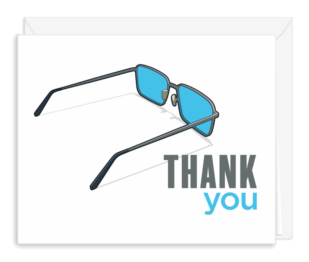 OPTOMETRY THANK YOU CARDS