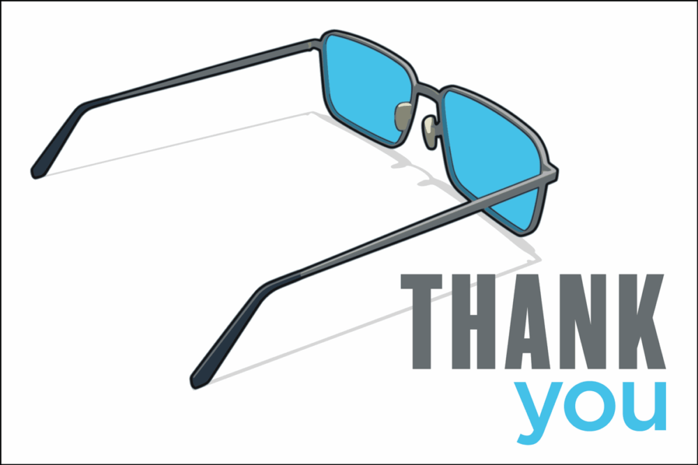 OPTOMETRY THANK YOU CARDS