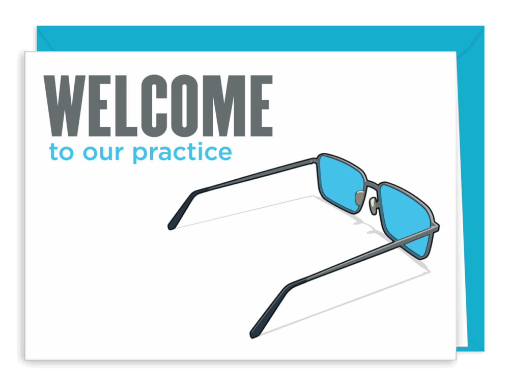 OPTOMETRY WELCOME CARDS